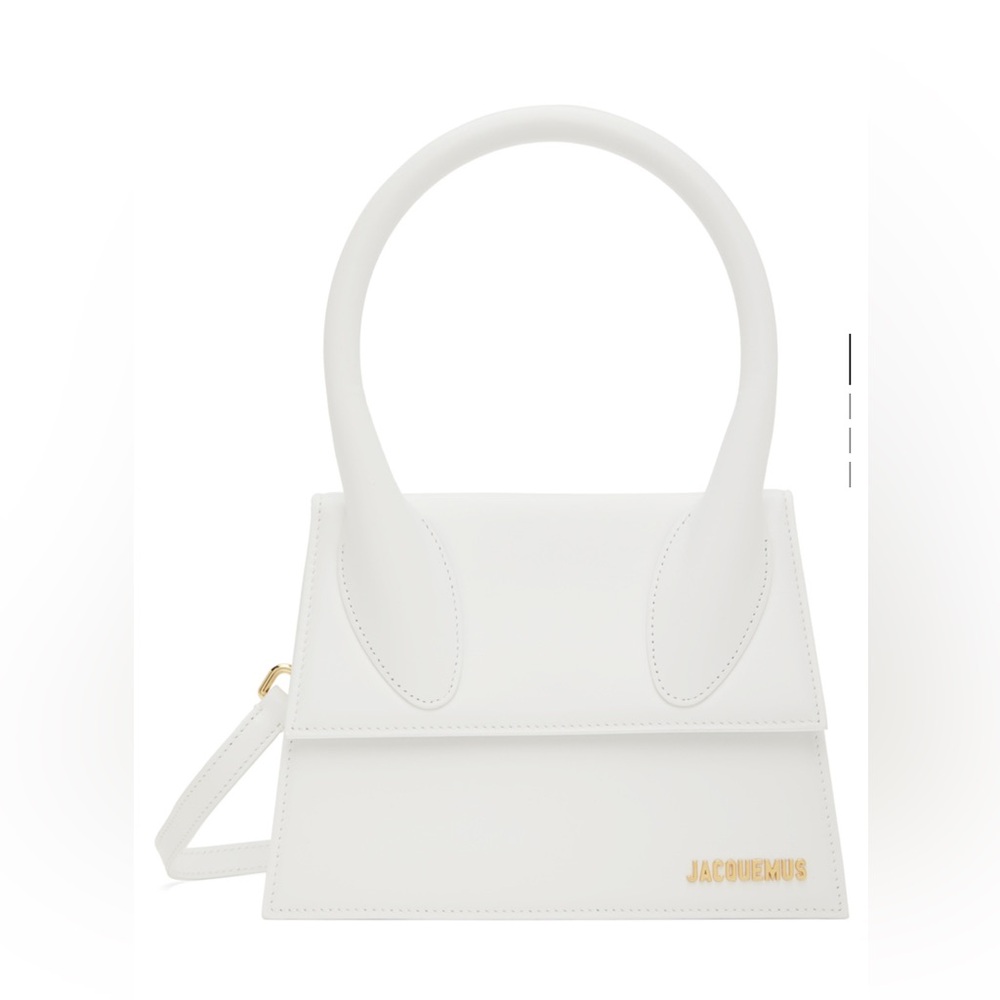 JACQUEMUS White 'Le Grand Chiquito' Bag